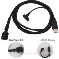 ODM/OEM Double Usb Dc Jack Plug Power Cable